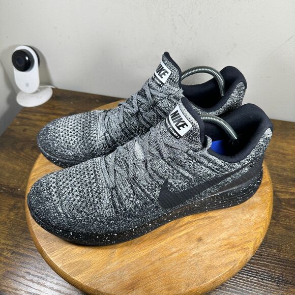 Nike Lunarepic Flyknit 2 Running Shoes Oreo Men's Size 12.5 Shoe 863779-041 - Picture 3 of 8